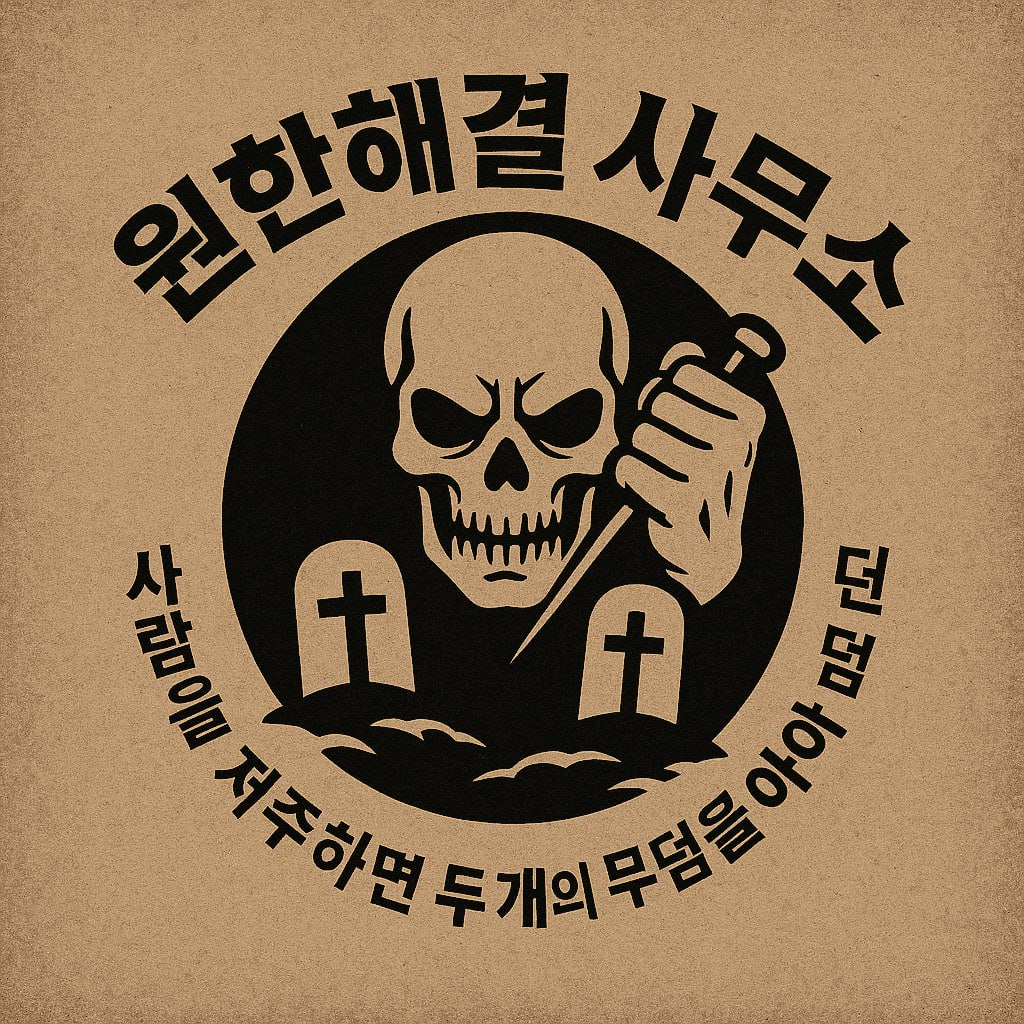 『복수의 서막』 원한 해결, 텔레 @uramiya18 – 원한해결사무소 한국지사